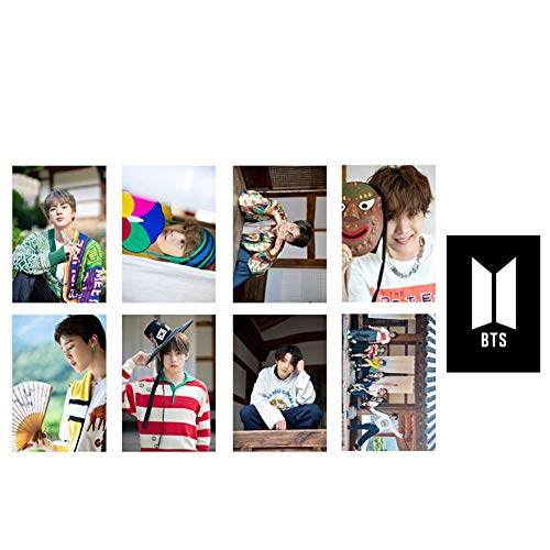 ALTcompluser 16 Sheets Kpop BTS Photocard SUGA JIN Jimin V Jungkook J-Hope RM Photo Cards 2020 Winter Package Preview Cuts Lomo Cards Cards Cards for BTS Army